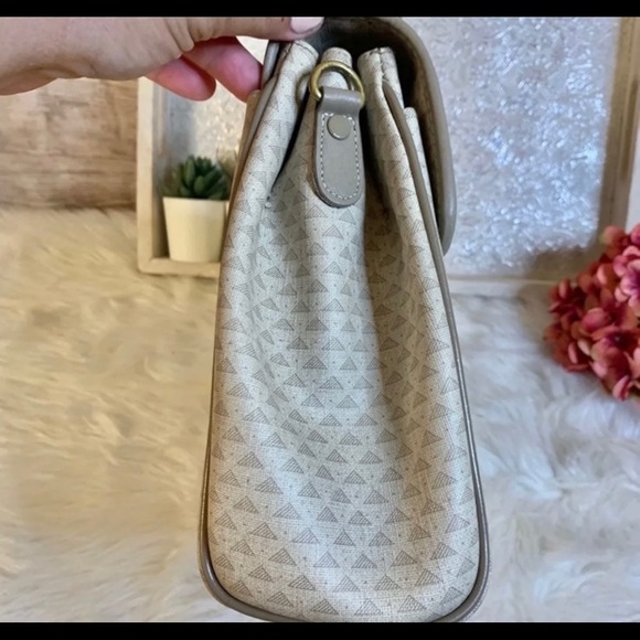 Vintage Liz Claiborne Purse Classic Print GUC - Picture 3 of 7